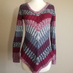 Ultra flirt Sexy Sweater V-neck Knitted  Size XS